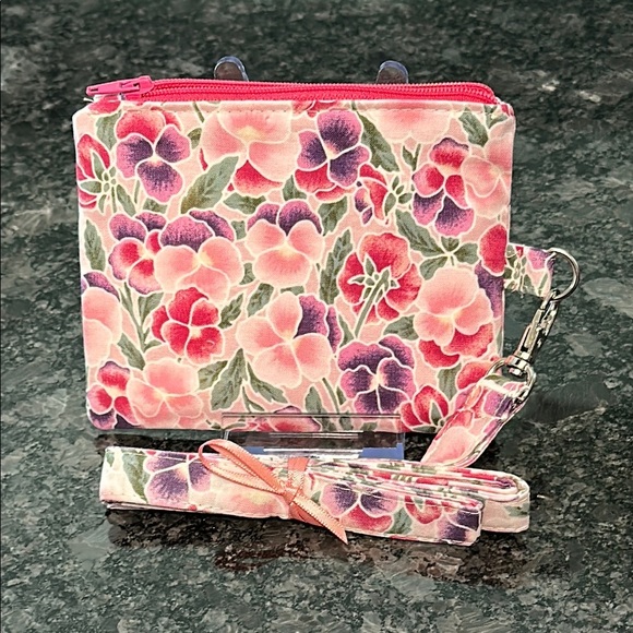 Floral Pink and Purple Women's Bag - Picture 10 of 10